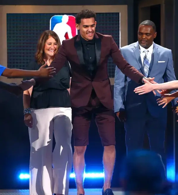 Trae Young draft suit