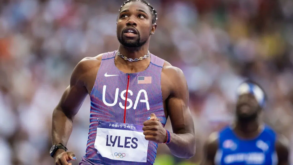 How Noah Lyles became fashion’s most in-demand man – hair pearls and all