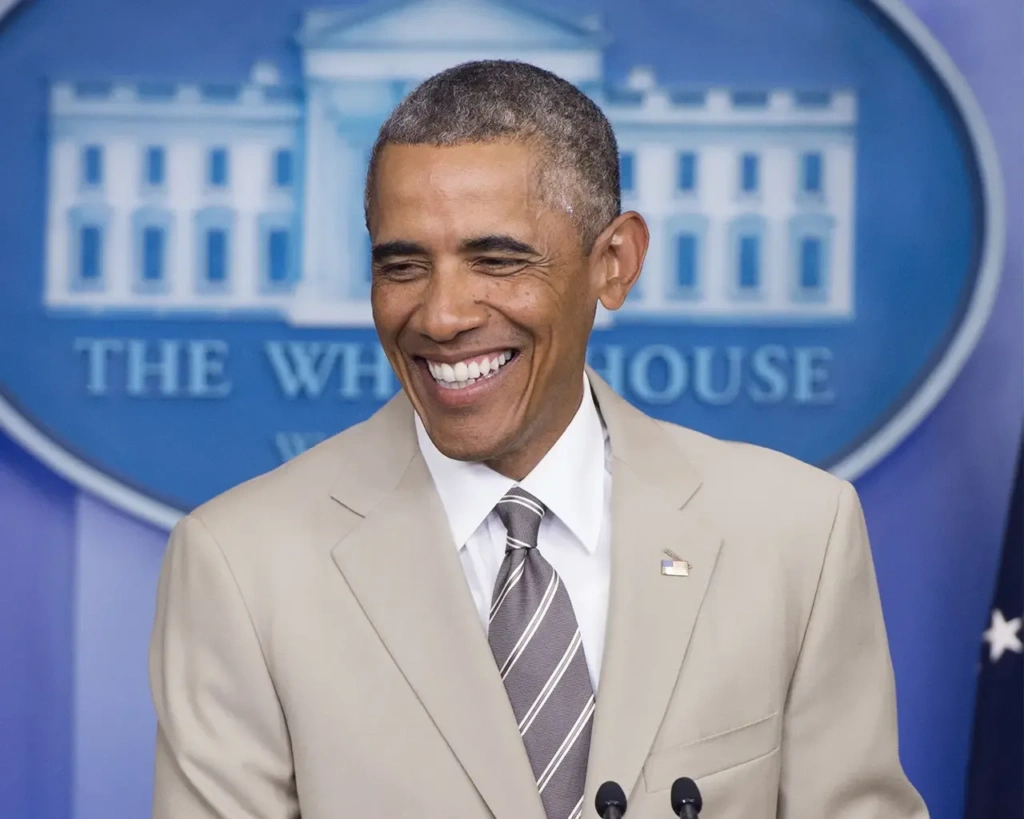 Obama Tan Suit