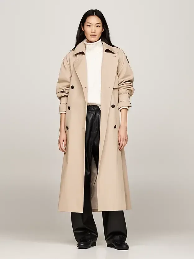 An Oversized Trench Coat Source: Tommy Hilfiger