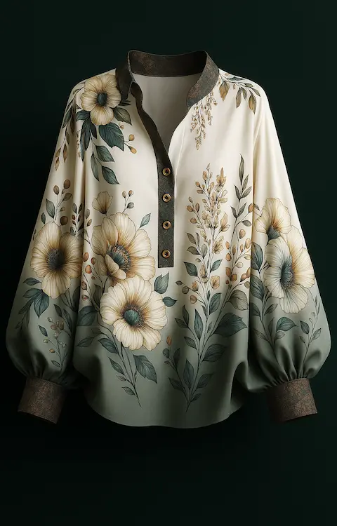 Women Blouse Pater Heritage