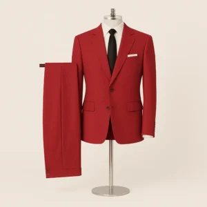 Red Two Piece Suit Pater Heritage