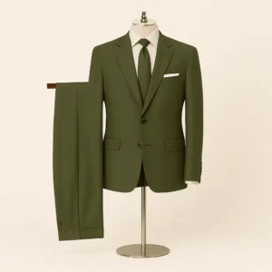 Olive Green Two Piece Suit Pater Heritage