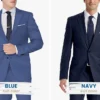 Royal blue suit vs Navy blue suit