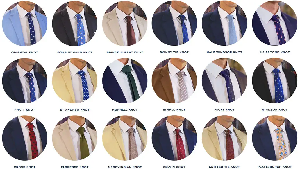Types of Necktie Knot