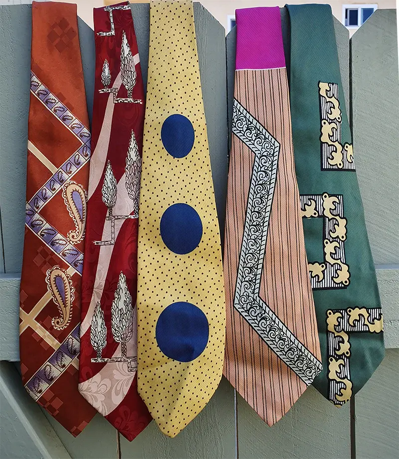 1940s Men's Ties.