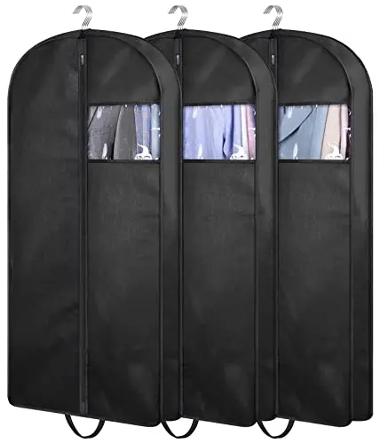 Breathable garment bags for storage