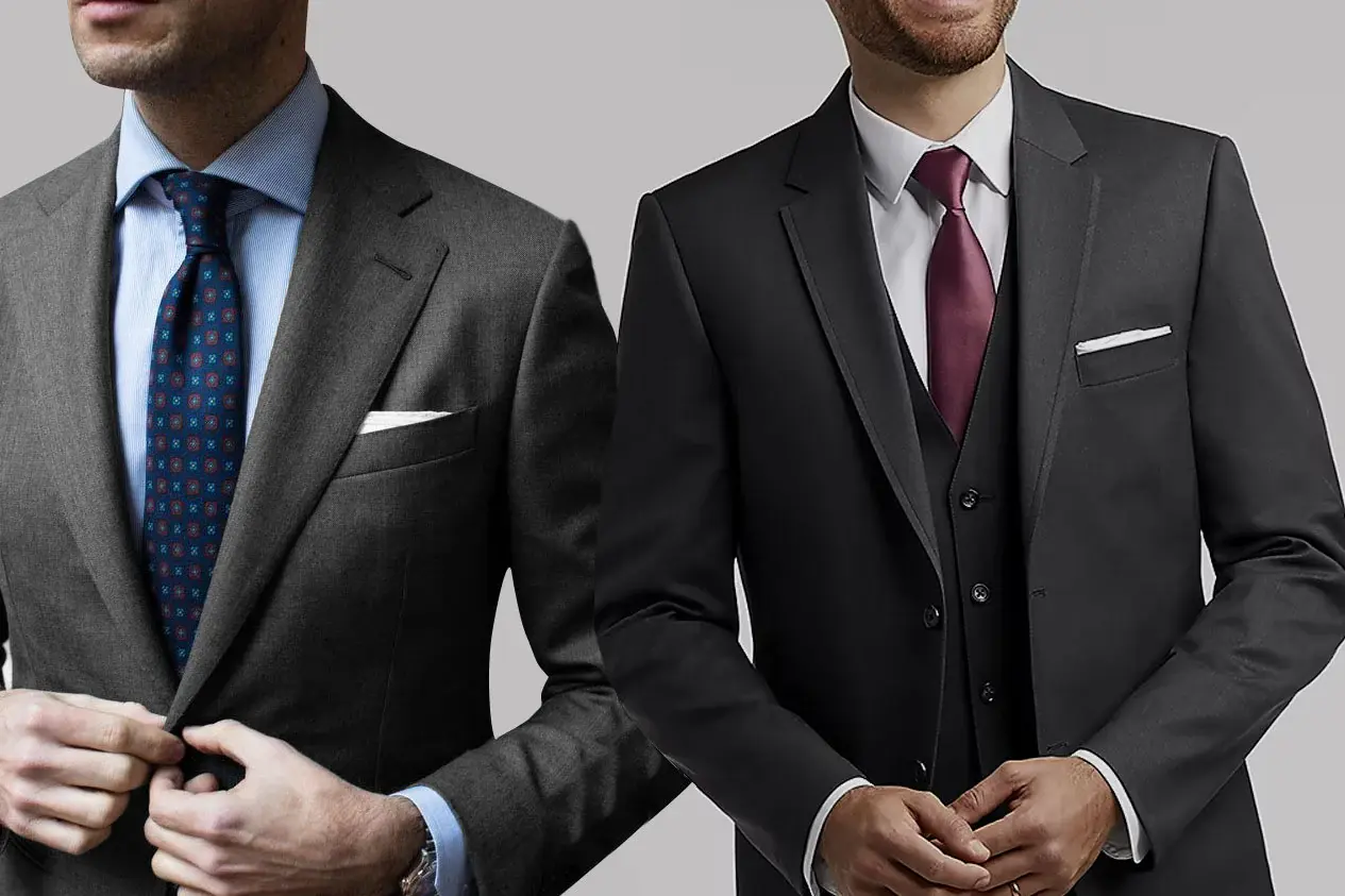 charcoal grey suits for men