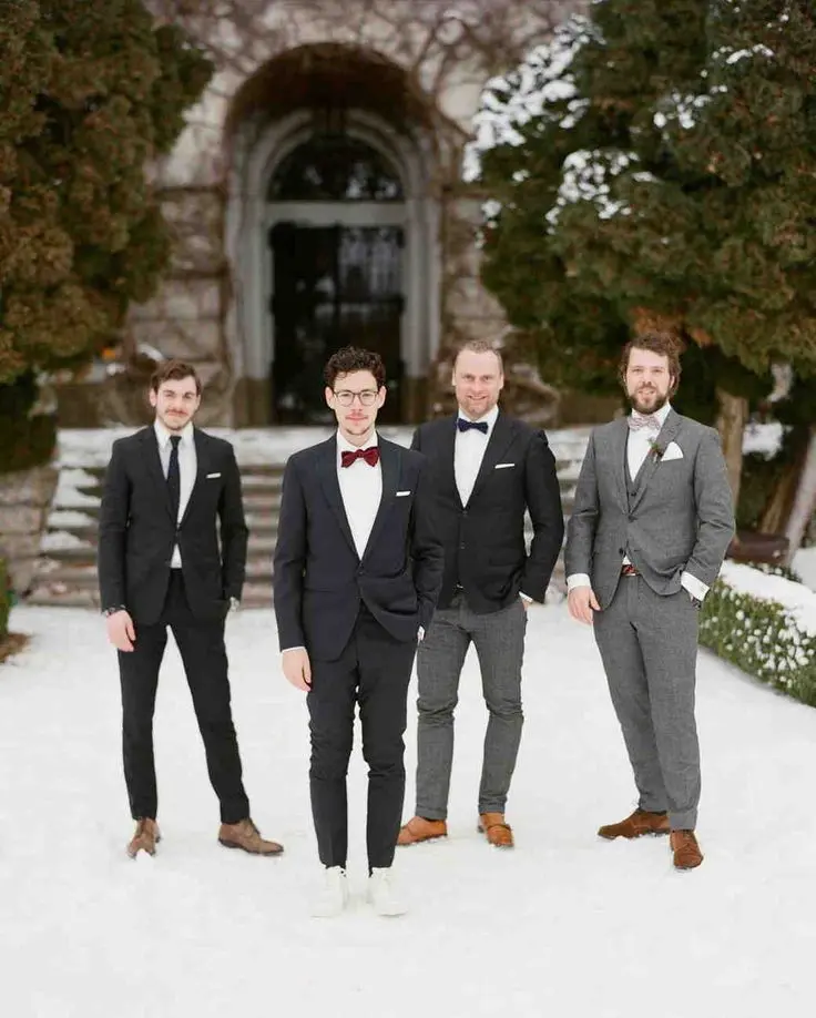 Winter Outdoor Wedding Outfits