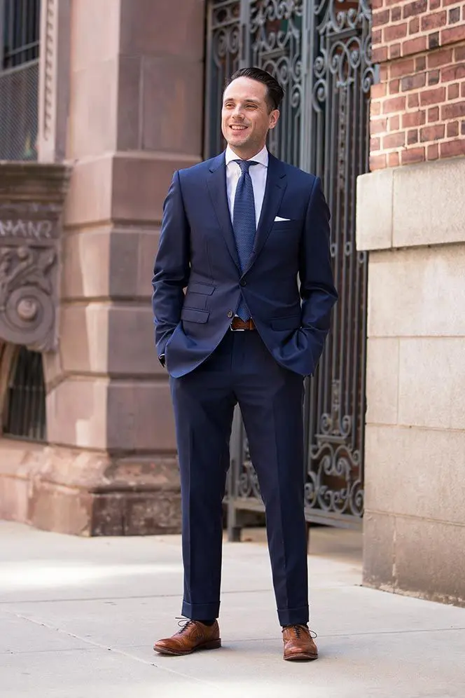 The Classic Navy Suit