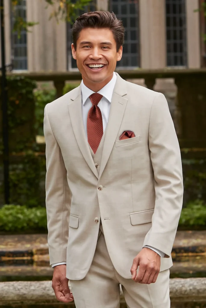 Tan Suit