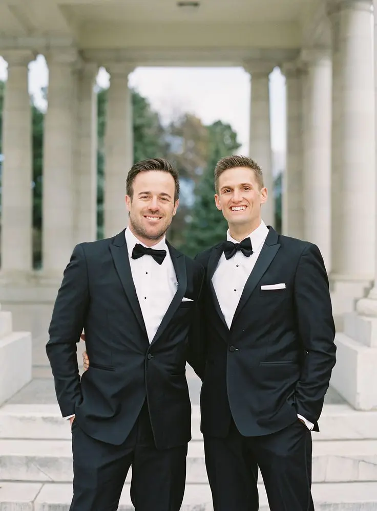 Black Peak Lapel Tuxedo