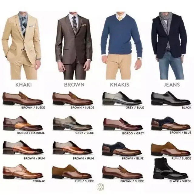 Suits and some shoe combinations