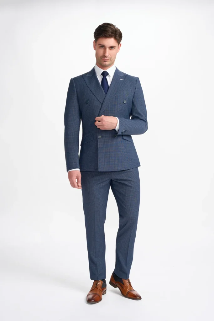 Shoes to pair with a double-breasted suit