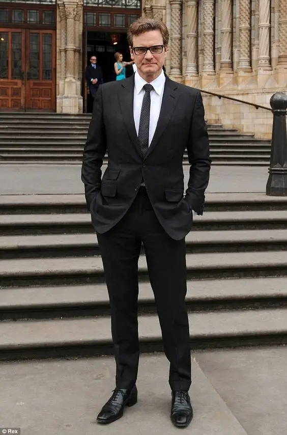 Black Suit Shoe Combination