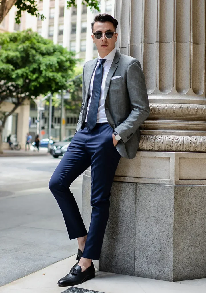 Coat pant shoe combinations