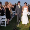 An outdoor wedding