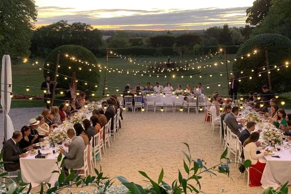  A garden wedding 
